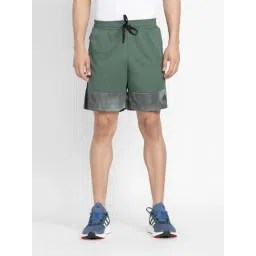 adidas Green Regular Fit M STH AOP Sports Shorts-picture-38