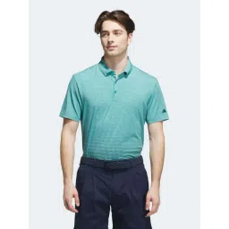 Adidas Green Regular Fit Printed Polo T-Shirt-picture-14