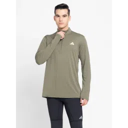 Adidas Green Regular Fit Printed Sweatshirt image 1