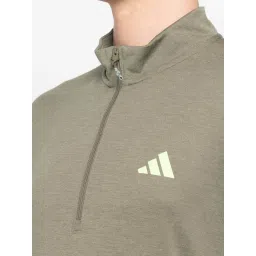Adidas Green Regular Fit Printed Sweatshirt image 4