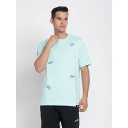 Adidas Green Regular Fit Printed T-Shirt-picture-19