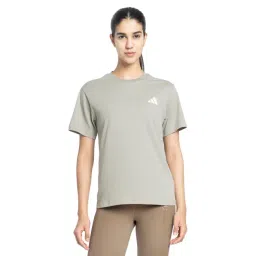 Adidas Green Slim Fit Printed Sports T-Shirt-picture-37