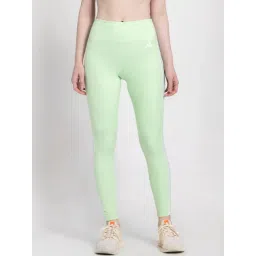 adidas Green Striped Sports Tights-picture-19