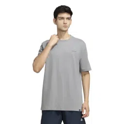 Adidas Grey Cotton Regular Fit Sports T-Shirt-picture-47