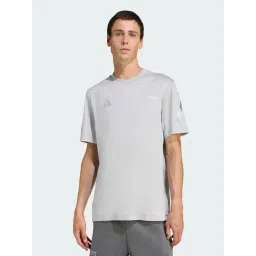 Adidas Grey Cotton Regular Fit Sports T-Shirt-picture-28