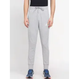 Adidas Grey Cotton Regular Fit Striped Sports Joggers-picture-33