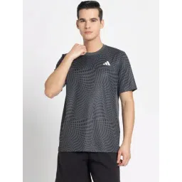 Adidas Grey Regular Fit Printed Sports T-Shirt-picture-17