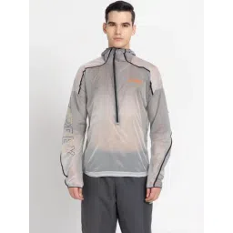 Adidas Grey Regular Fit Self Pattern Hooded Jacket-picture-10