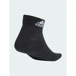 adidas Grey Striped Ankle Socks Pair of 3 - M-picture-44