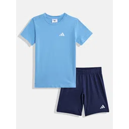 ADIDAS Kids Basic Pure Cotton T-shirt with Shorts-picture-12