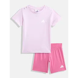 ADIDAS Kids Basic Pure Cotton T-shirt with Shorts image 1