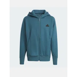 ADIDAS Kids J Z.N.E FZ Hooded Sports Jacket-picture-18