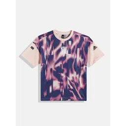 ADIDAS Kids Pure Cotton Abstract Print Arkd3 Tee Loose T-shirt-picture-29