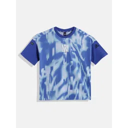 ADIDAS Kids Pure Cotton Abstract Print Arkd3 Tee Loose T-shirt-picture-28