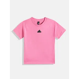 ADIDAS Kids Pure Cotton Brand Logo Detail Z.N.E. T-shirt-picture-31