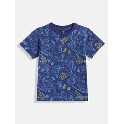 ADIDAS Kids Pure Cotton Starwars Printed V-Neck LK SW YJ T-shirt-picture-47