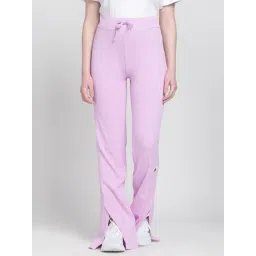 adidas Lilac Cotton Sports Track Pants-picture-43