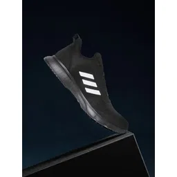 ADIDAS Men Black & White Adi Rush Woven Design Running Shoes-picture-21