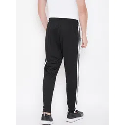 ADIDAS Men Black Essentials Classics Solid Sustainable Track Pants image 4