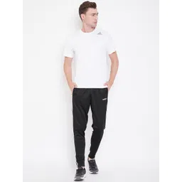 ADIDAS Men Black Essentials Classics Solid Sustainable Track Pants image 5