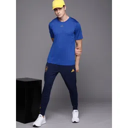 ADIDAS Men Blue Slim Fit HIIT Training T-shirt-image-15