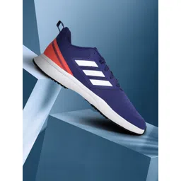 ADIDAS Men Blue Woven Design Stunicon Running Shoes-image-13