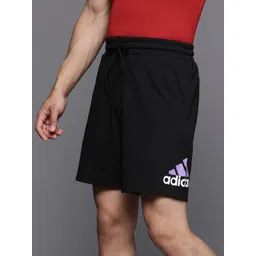 ADIDAS Men Brand Logo Printed Detailed Sports Essential Shorts-picture-46