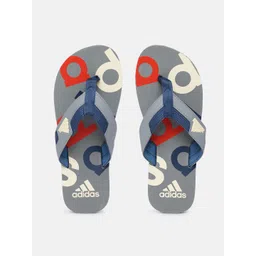 ADIDAS Men Distil Super Brand Logo Printed Thong Flip-Flops-picture-40