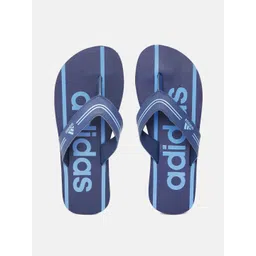 ADIDAS Men Glossate Brand Logo Printed Thong Flip-Flops-picture-21