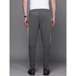 ADIDAS Men Grey Three-Striped Slim Tapered Track Pants image 4