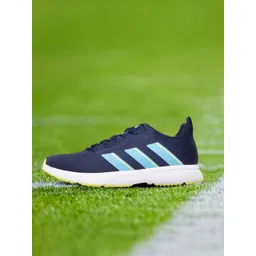 ADIDAS Men Navy Blue Woven Design Gambito Running Shoes-picture-32