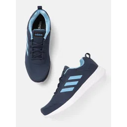 ADIDAS Men Navy Blue Woven Design GlideEase Running Shoes-image-49