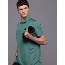 ADIDAS Men Training Essentials Base Polo Collar T-shirt-picture-20
