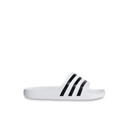 Adidas Men's Adilette Aqua White Casual Sandals-image-21