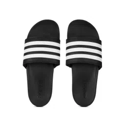 adidas Men's ADILETTE COMFORT Unisex Charcoal Black & White Slides-image-24