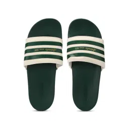 adidas Men's ADILETTE COMFORT Unisex White & Green Slides-picture-28
