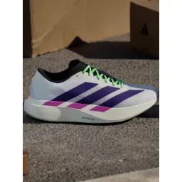 ADIDAS Men's adizero Evo1 comfort M White & Collegiate Purple Running Shoes-picture-14