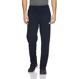 adidas Men's Athletic Fit Mid Rise Polyester, Cotton Track Pants-picture-10