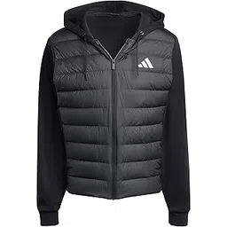 adidas Men's Essentials Climawarm Hybrid Down Hooded Jacket Jacket (pack of 1)-picture-12