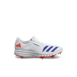 Adidas Men's Howzat Spike 20 White Cricket Shoes-picture-41