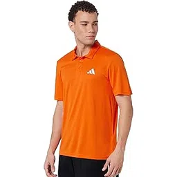 adidas Men's Polyester Geometric Regular Fit Polo Shirt-picture-29
