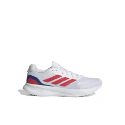 Adidas Men's RUNFALCON 5 White Running Shoes-picture-37