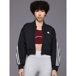 ADIDAS Mock Collar Striped Sweatshirt-picture-24