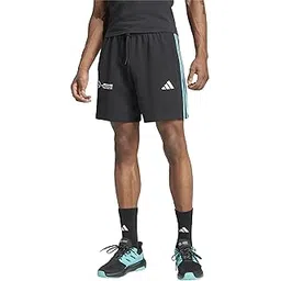 adidas Motorsport Mens Shorts | MER DNA SHO M | Black/White |-picture-11