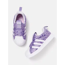 ADIDAS Originals Kids Floral Printed Superstar 360 I Slip-On Sneakers-picture-15