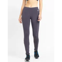 adidas Purple Mid Rise Sports Leggings-picture-16