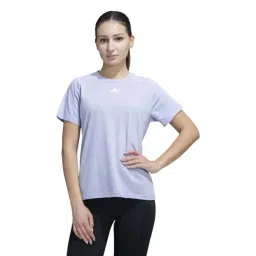 Adidas Purple Regular Fit Sports T-Shirt-picture-34