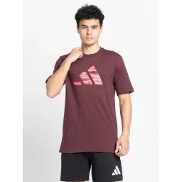 adidas Red M C CAMO LOGO T T-Shirt-picture-31