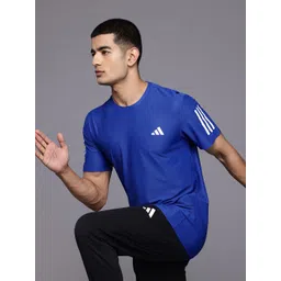 ADIDAS Running T-shirt with Brand Logo Printed & Stripe Detail-picture-22