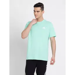 Adidas Sea Green Regular Fit Sports T-Shirt-picture-10